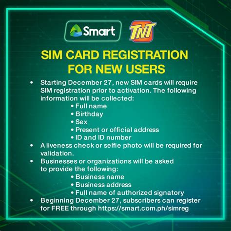 smart sim card registration form|Smart SIM Registration.